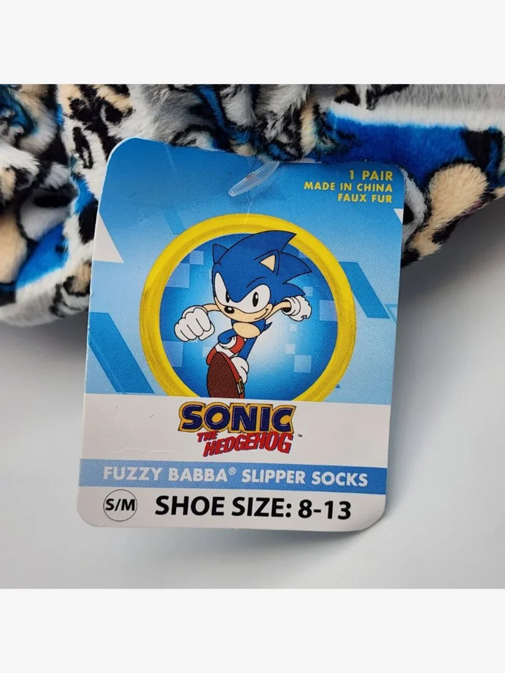 Sonic The Hedgehog lining packaged description
